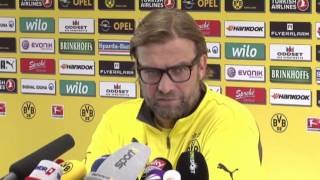 Klopp bricht entnervt PK ab: "Jetzt is' vorbei!" | M'gladbach - Borussia Dortmund