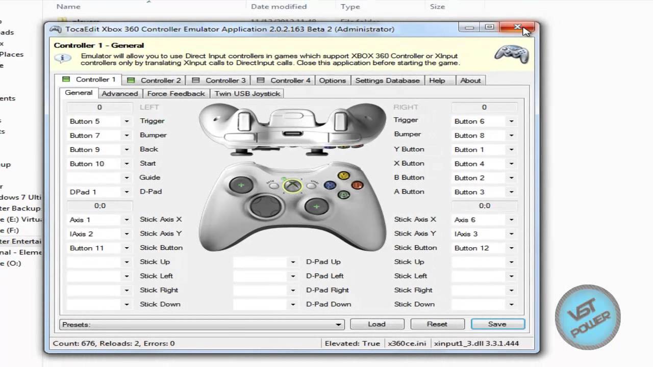 download exact version of x360ce