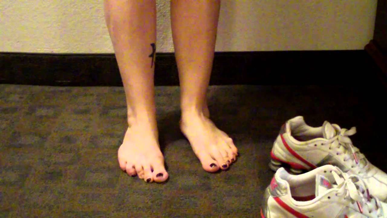 my friend taking her shoes and sock off YouTube