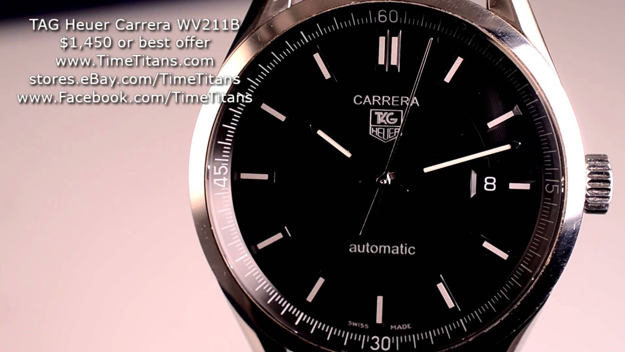 tag heuer carrera calibre 5 automatic watch 39mm review