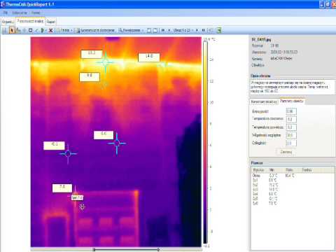 Badanie termowizyjne budynku produkcyjnego