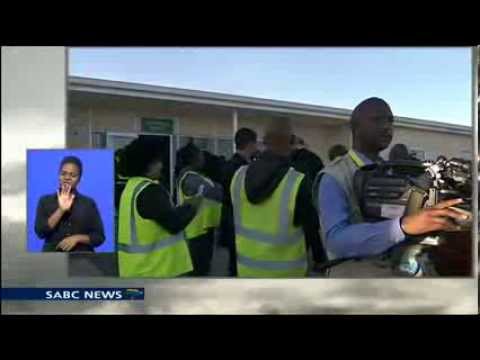 The funeral service of South Africa\'s first democratically-elected president, Nelson Mandela.