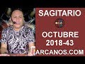 Video Horscopo Semanal SAGITARIO  del 21 al 27 Octubre 2018 (Semana 2018-43) (Lectura del Tarot)
