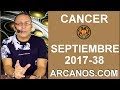 Video Horscopo Semanal CNCER  del 17 al 23 Septiembre 2017 (Semana 2017-38) (Lectura del Tarot)
