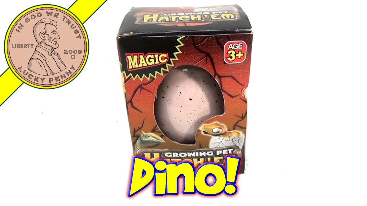 Hatch Em Dino in Egg Watch Your Growing Pet Hatch in Seconds 