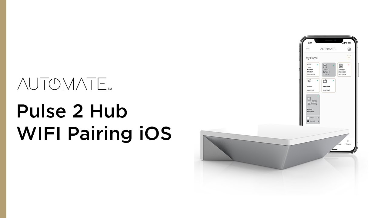 Automate | Pulse 2 Hub WIFI Pairing iOS | Instructional Video