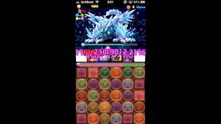 パズドラ【伝説龍ラッシュ】地獄級　サタンPTで攻略（ダークゴーレムmk Ⅲ編成）