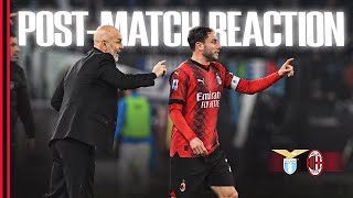 Coach Pioli and Davide Calabria | Post-match reactions | #LazioMilan