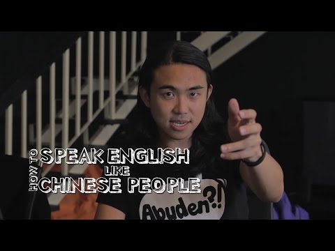 How To Speak English Like Chinese People