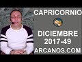 Video Horscopo Semanal CAPRICORNIO  del 3 al 9 Diciembre 2017 (Semana 2017-49) (Lectura del Tarot)