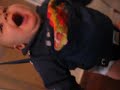 funny baby in jolly jumper
