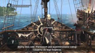 Materiał z pirackiej, morskiej rozgrywki - Assassin's Creed IV Black Flag [PL]