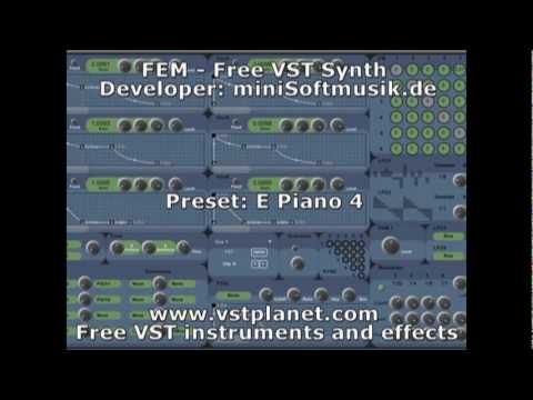 FEM 1 - Free VST Synth - vstplanet.com - YouTube