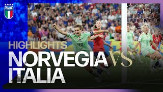 Highlights: Norvegia-Italia 1-2 | Women's EURO 2025