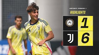 HIGHLIGHTS Primavera 1 | UDINESE 1-6 JUVENTUS | Matchday 3