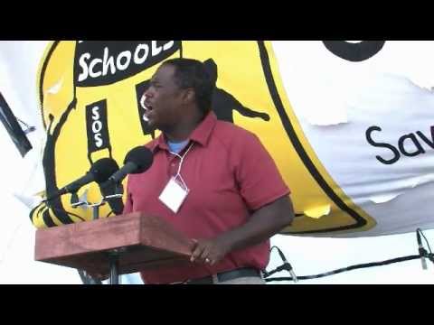 Sherick Hughes Speaks at the Save Our Schools Rally July 30, 2011