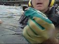 Underwater Metal Detecting with a Hookah 2009