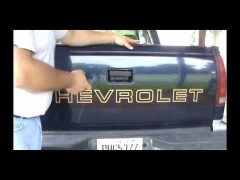 Tailgate Handle Replacement '88-98 Chevy Trucks - YouTube 1990 chevy silverado door diagram 