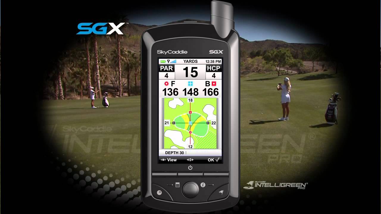 SkyGolf SkyCaddie SGX GPS Review - YouTube