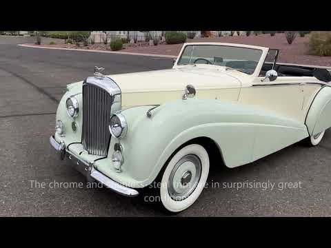 video 1953 Bentley R-Type Park Ward DHC