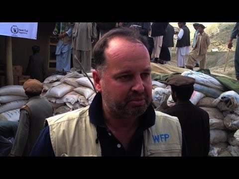 World Food Programme delivers aid to 700 surviving families of a landslide that entombed a northeastern Afghan village and killed at least 300 people. Duration: 00:41