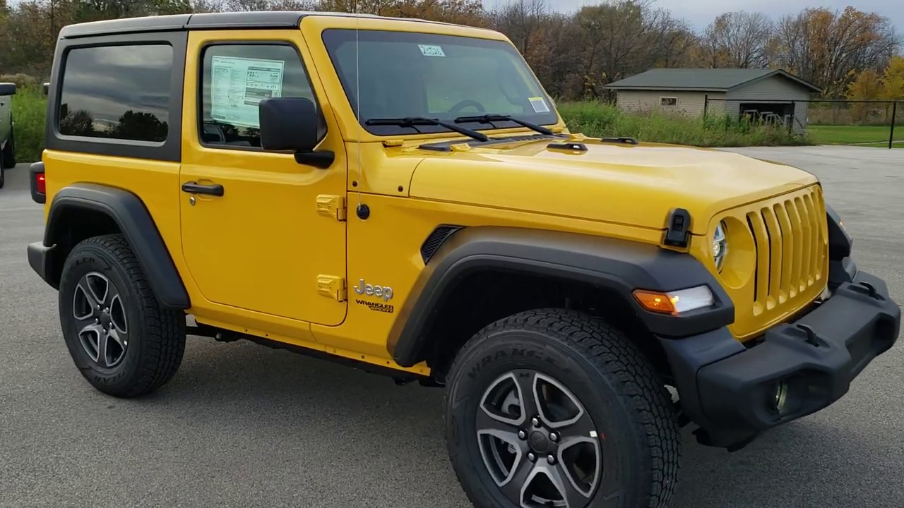 Jeep Wrangler Rubicon 2020 Р¶РµР»С‚С‹Р№