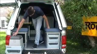 VW Volkswagen Amarok Hardtop Camper Pick-Up VARIO-TOP by Road Ranger Video