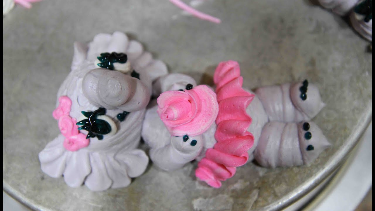 Elephants Figure Piping, Buttercream- cake decorating- how ...