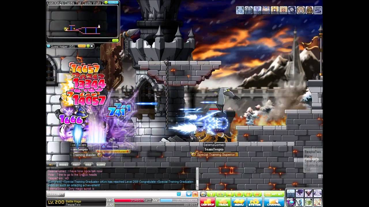 MapleStory [Tespia] - Lion Heart Castle - Pre-Quests - YouTube