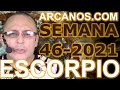 Video Horscopo Semanal ESCORPIO  del 7 al 13 Noviembre 2021 (Semana 2021-46) (Lectura del Tarot)