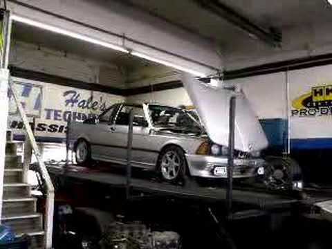 1981 BMW E21 323i Baur Dyno pull 155