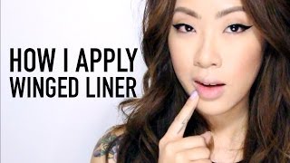 HOW I APPLY WINGED LINER - GEL | heyclaire