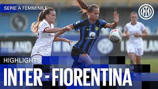 INTER 1-1 FIORENTINA | HIGHLIGHTS | SERIE A FEMMINILE TIM 23/24 ⚽⚫🔵?