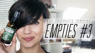 Empties #3 / Les produits terminés