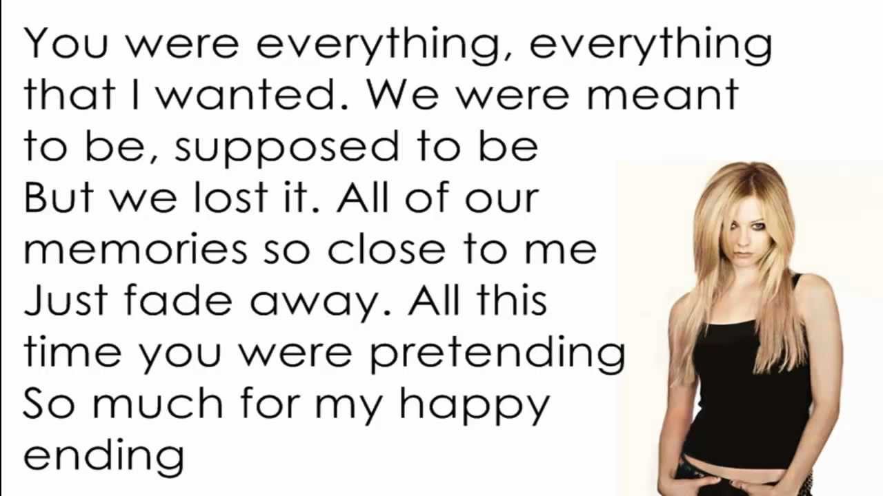 happy ending lyrics happy ending lyrics