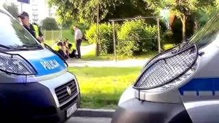 Akcja policji na ul. Polnej w Zamościu 26 maja 2014 (cz. 1)