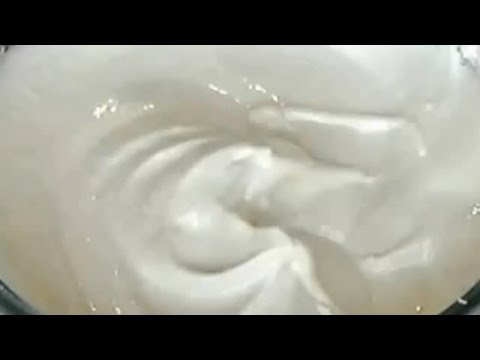 Как сделать крем из сахара и белка