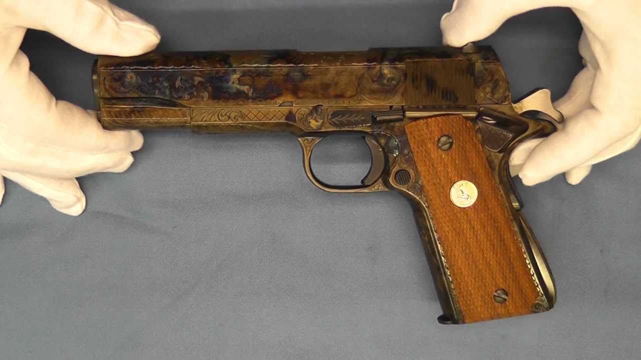 Case Hardened Colt Series '70 Government Model YouTube