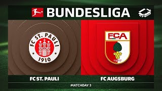 FC St. Pauli vs. FC Augsburg | Matchday 3 — Bundesliga 2025/26