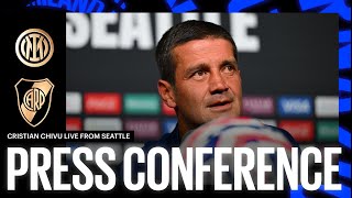 LA CONFERENZA STAMPA DI CHIVU ALLA VIGILIA DI INTER-RIVER PLATE ⚫🔵🎙️?? | LIVE FROM SEATTL🇺🇸????