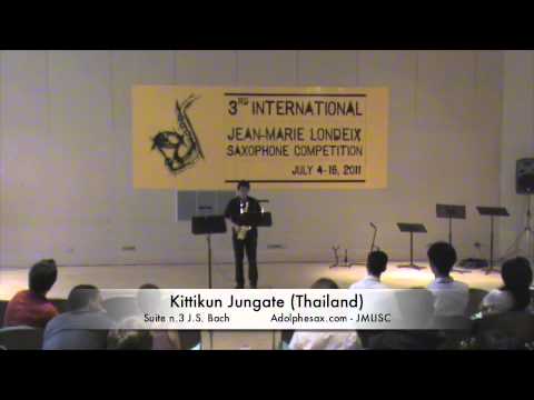 3rd JMLISC: Kittikun Jungate (Thailand) Suite N.3 J.S Bach
