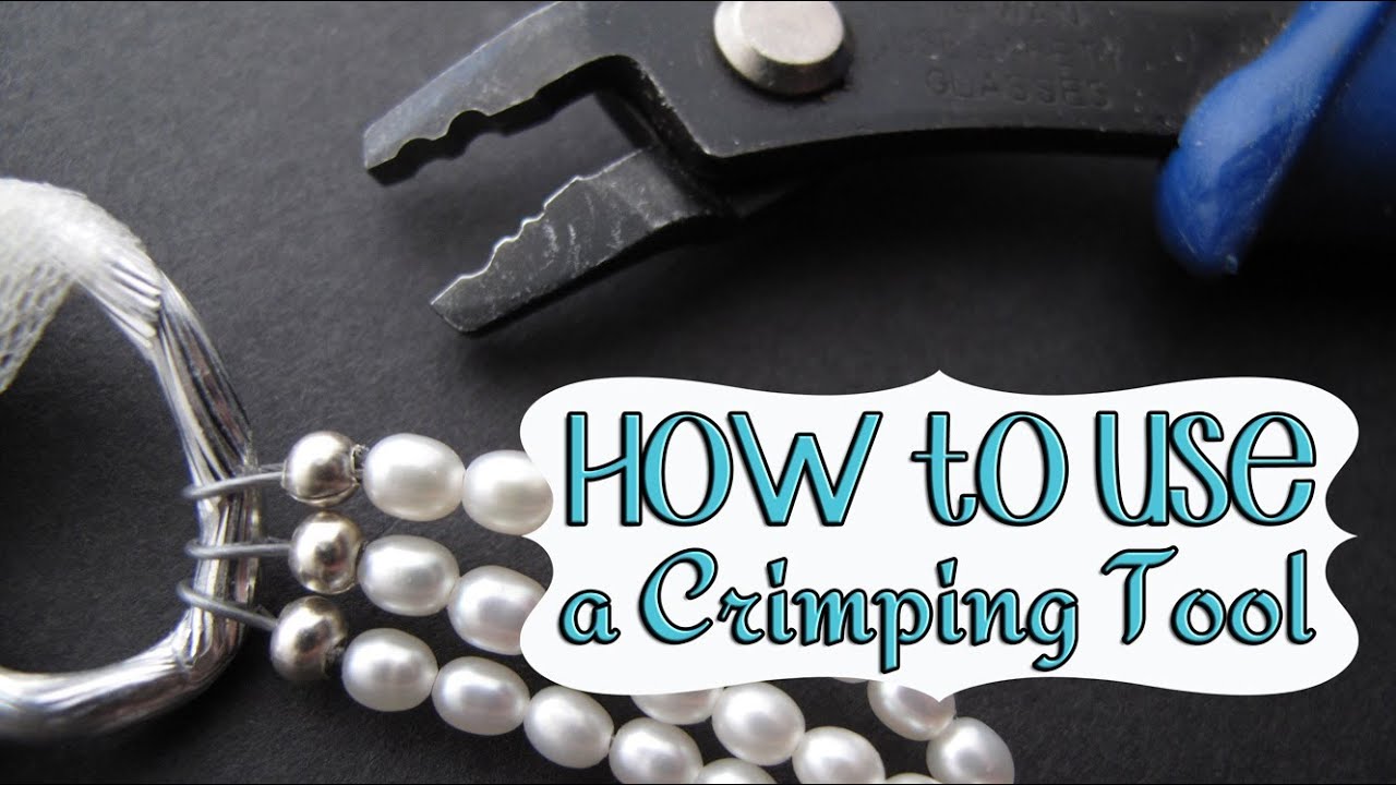 How to Use a Crimping Tool to Finish Beaded Jewelry YouTube