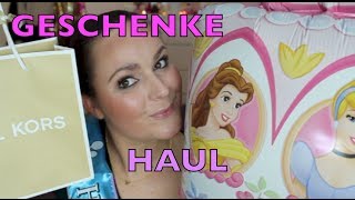 Geschenke Haul - (Michael Kors, Kosmetik, Disney, Lifestyle und mehr)