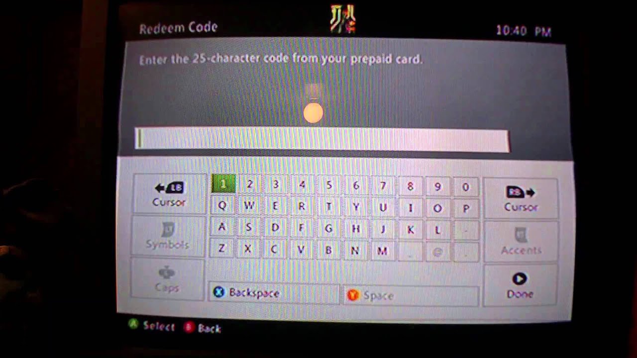 How to Redeem Xbox LIVE Codes on a Xbox 360 - YouTube