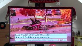 Paul Walker / Brian O'Conner  The Fast and the Furious Schauspieler ist Tod