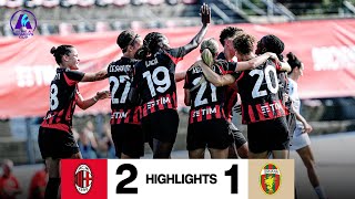 Vittoria in rimonta per le rossonere | AC Milan 2-1 Ternana Women | Women's Cup | Highlights 25-26