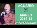 Video Horscopo Semanal ACUARIO  del 17 al 23 Marzo 2019 (Semana 2019-12) (Lectura del Tarot)