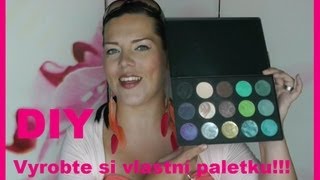 DIY: Jak si vyrobit vlastní paletku stínů / How to create eyeshadow pallette