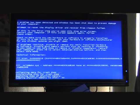 nvlddmkm.sys BSOD - YouTube