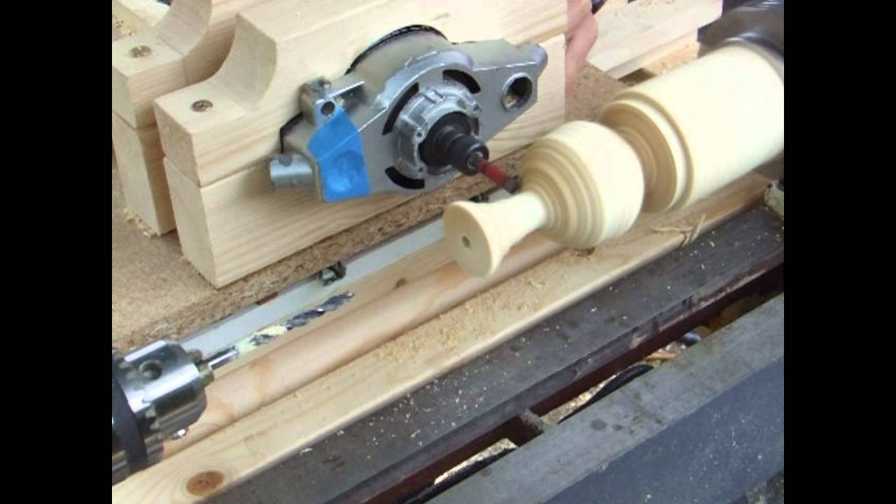 Homebuilt Router Copier Lathe - YouTube